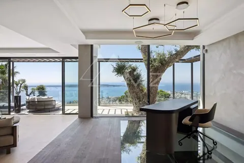 Contemporary Villa Heated swimming pool Land 1800m², 6 bedrooms in Cannes travel rental For Super Rich
