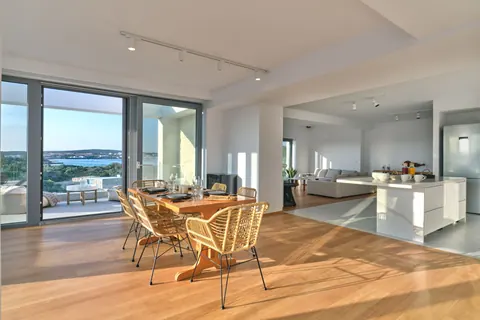 Elegant Villa Beach Front Panoramic sea view of Aegean, 5 bedrooms in Paros property rental For Super Rich