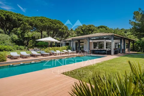 Modern Villa Direct beach access waterfront terrace sea view, 5 bedrooms in Ramatuelle 0 rental For Super Rich