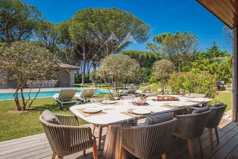Modern Villa Near Tahiti beach swimming pool with pool house, bar, gym, 6 bedrooms in Ramatuelle - French Riviera MZILOST1690 rental For Super Rich
