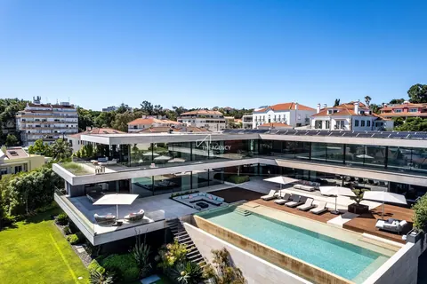 Design Villa ESTORIL, 2 Swimming pool indoor & outdoor, 5 bedrooms in Cascais TAPT01-880_CKH for sale For Super Rich