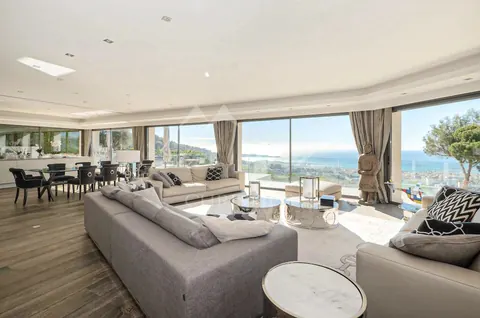 Modern Villa fantastic panoramic sea view located in Californie, 7 bedrooms in Cannes available rental For Super Rich