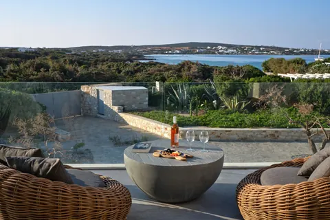 Elegant Villa Beach Front Panoramic sea view of Aegean, 5 bedrooms in Paros 1175K91001008801 rental For Super Rich