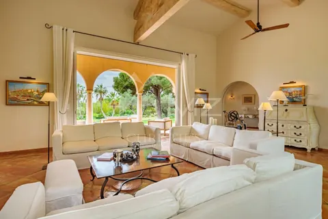 Mediterranean Villa Les Parcs Stunning swimming pool, 7 bedrooms in Saint Tropez available rental For Super Rich