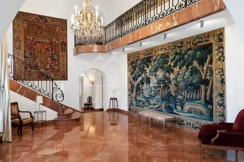 Medieval House Built in 1920 25m marble swimming pool, Tennis court, 10 bedrooms in Mougins - French Riviera buy for sale For Super Rich