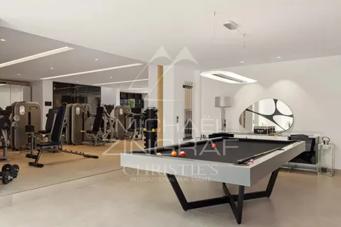 Contemporary Villa  breathtaking sea and hills views 14x4.5m mirror pool, 5 bedrooms in Roquefort Les Pins best rental For Super Rich