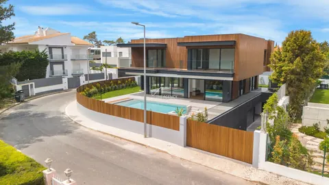 Contemporary Villa swimming pool, garden near Quinta da Marinha, Guincho Beach, 6 bedrooms in Cascais properties for sale For Super Rich