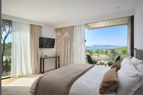 Contemporary  Villa Heated swimming pool 16x4m near center and beaches, 6 bedrooms in Saint Tropez best rental For Super Rich