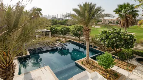 Luxury House Golf View private home elevator, 7 bedrooms in Emirates Hills - Dubai LP09247 for sale For Super Rich