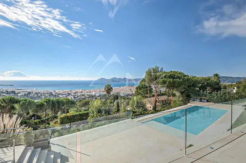 Modern Villa fantastic panoramic sea view located in Californie, 7 bedrooms in Cannes 0 rental For Super Rich