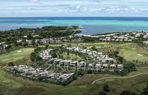 Signature Villa Golf View at The Nine Azuri Golf Course, 3 bedrooms in Haute Rive price for sale For Super Rich
