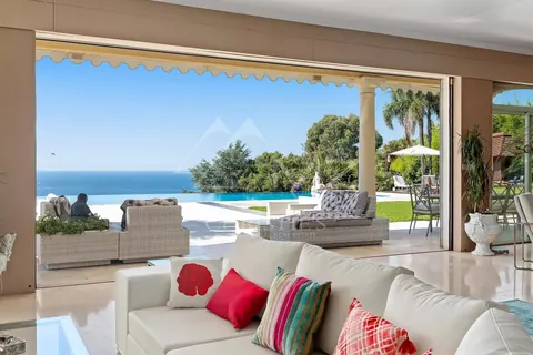 Premium Villa 30 meters infinity pool unique sea view, 4 bedrooms in Cannes best rental For Super Rich