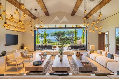 Luxury Villa Sublime sea view 18m infinity pool, 6 bedrooms in Saint Tropez search rental For Super Rich