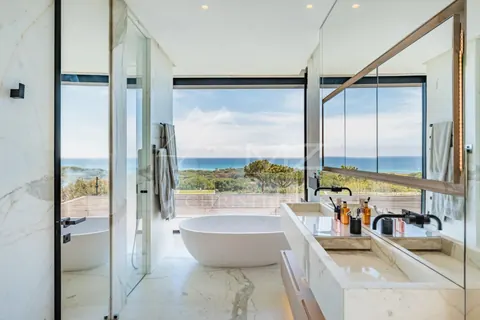 Modern Villa amazing sea view near Pampelonne beach (Club 55), 6 bedrooms in Ramatuelle price rental For Super Rich