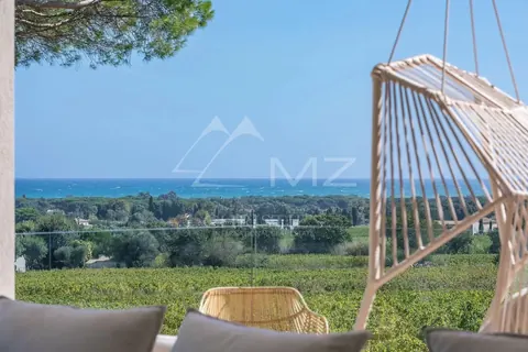 contemporary Villa Exceptional views of Pampelonne bay and vineyards Ideally located, 6 bedrooms in Ramatuelle - French Riviera MZILOST257 rental For Super Rich