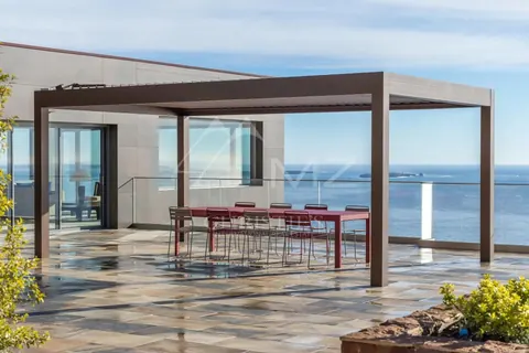 Modern Villa sea view over the bay of Cannes and the Lérins Islands swimming pool, summer kitchen, 6 bedrooms in Théoule Sur Mer value rental For Super Rich