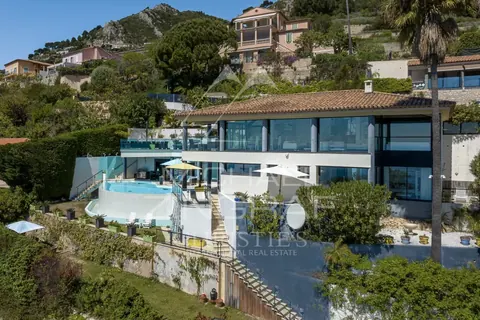 Contemporary Villa overflow swimming pool sea view between Monaco and Saint-Jean Cap Ferrat, 4 bedrooms in Eze MZILOSJ098 rental For Super Rich