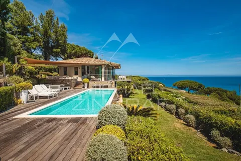 Luxury Villa L'Escalet with heated swimming pool panoramic sea view over Cap Taillat, 5 bedrooms in Ramatuelle