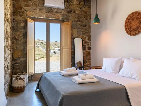 Design Villa Panoramic View over Paraga, Platis Yialos, and Paradise beaches., 5 bedrooms in Mykonos price for sale For Super Rich