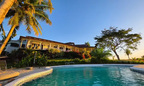 Country Villa Beach Front, panoramic Pacific Ocean views, 6 bedrooms in Boca Brava Island, Boca Chica, Chiriquí search for sale For Super Rich