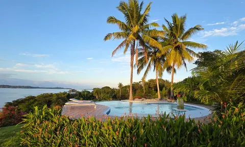 Country Villa Beach Front, panoramic Pacific Ocean views, 6 bedrooms in Boca Brava Island, Boca Chica, Chiriquí property for sale For Super Rich