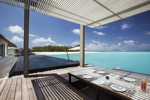 Luxury Private island Cheval Blanc beach front with panoramic view, 2 bedrooms in Randheli vacation rental For Super Rich