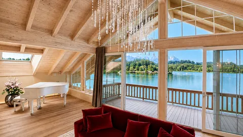 Luxury House Lake View of Lake Schwarzsee with Private Lake Access, 8 bedrooms in Kitzbühel 3039 for sale For Super Rich