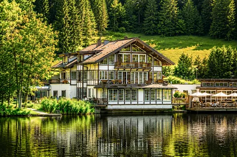 Luxury House Lake View of Lake Schwarzsee with Private Lake Access, 8 bedrooms in Kitzbühel