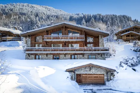 Luxury Chalet Panoramic View Mountain View, 5 bedrooms in Megève