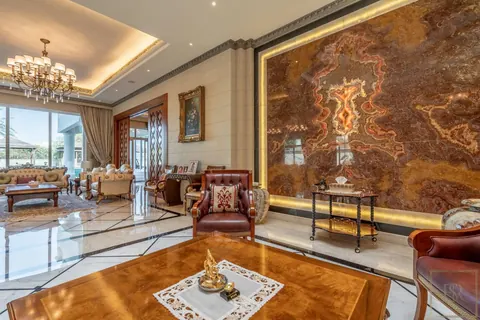 Luxury Villa Golf View Gorgeous Pool Adjoins a Jacuzzi, 6 bedrooms in Emirates Hills - Dubai available for sale For Super Rich