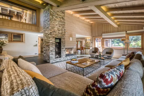 Luxury Chalet Panoramic View Mountain View, 9 bedrooms in Megève PM1-371 rental For Super Rich