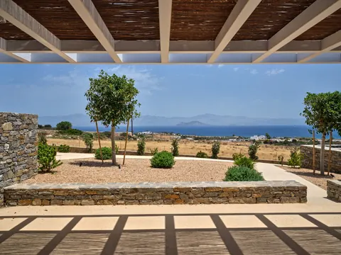 Modern Villa Beach Front uninterrupted views of the azure Aegean Sea, 6 bedrooms in Paros New for sale For Super Rich