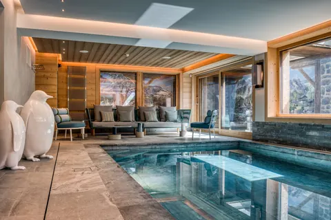 Luxury Chalet Panoramic View Mountain View, 9 bedrooms in Megève 0 rental For Super Rich