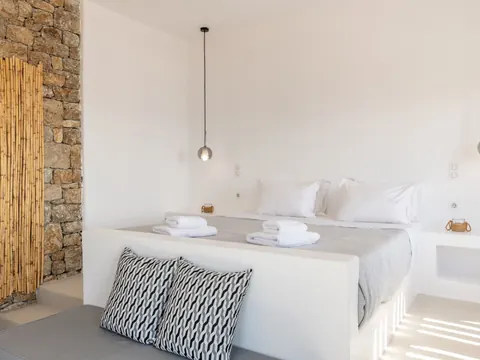 Luxury Villa Sea View, jacuzzi, swimming pool, and a beautifully landscaped garden, 7 bedrooms in Mykonos property for sale For Super Rich