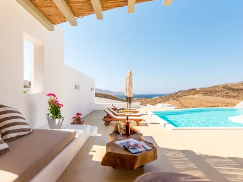 Luxury Villa Sea View, 500 meters from Ftelia Beach, 8 bedrooms in Mykonos 964421 for sale For Super Rich