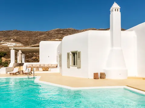 Luxury Villa Sea View, 500 meters from Ftelia Beach, 8 bedrooms in Mykonos New for sale For Super Rich