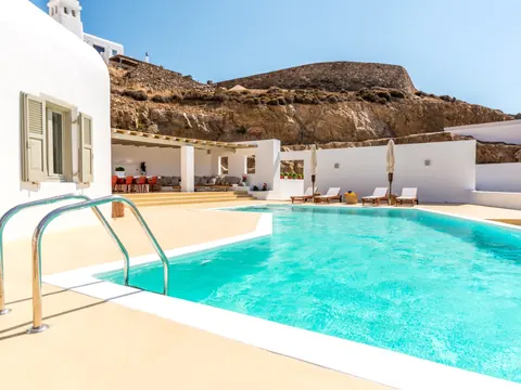 Luxury Villa Sea View, 500 meters from Ftelia Beach, 8 bedrooms in Mykonos luxury for sale For Super Rich