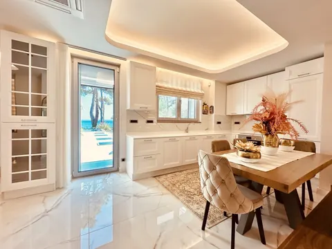 Luxury Villa Beach Front first line from the sea, 5 bedrooms in Halkidiki expensive for sale For Super Rich