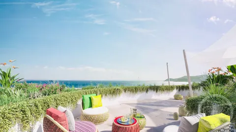 Luxury Penthouse Panoramic View  indoor-outdoor pool, with Spa, 3 bedrooms in Ibiza expensive for sale For Super Rich
