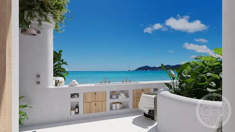 Luxury Villa Beach Front with direct access to the golden sands, 7 bedrooms in Santa Eulalia Ibiza luxury for sale For Super Rich