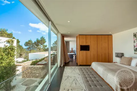 Luxury Villa panoramic sea and sunset views, 6 bedrooms in Sant Joan Ibiza available for sale For Super Rich