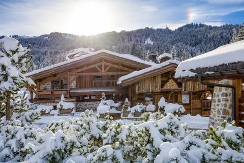 Luxury Chalet Panoramic View Mountain View, 9 bedrooms in Megève