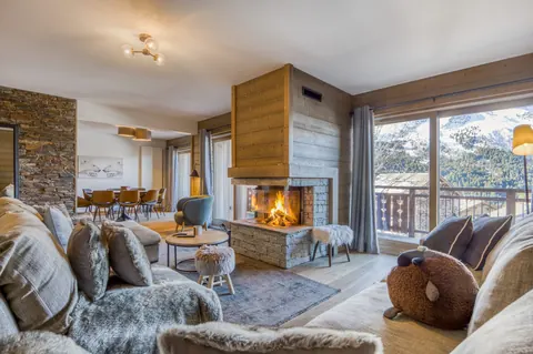 High-end Apartment Panoramic View Mountain View, 3 bedrooms in Méribel