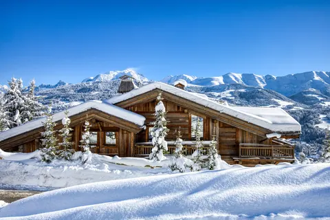 Luxury Chalet indoor swimming pool,  Panoramic mountain view, 6 bedrooms in Megève
