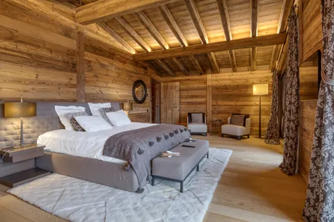 Luxury Chalet Panoramic View Mountain View, 6  bedrooms in Megève best rental For Super Rich