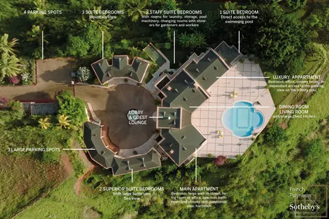 Premium Villa Panoramic View Edge of the cliff, 6 bedrooms in Tahiti buy for sale For Super Rich