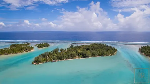 Luxury Private island TAHA'A Motu Moie private French Polynesia island, 5 bedrooms in Tahiti best for sale For Super Rich