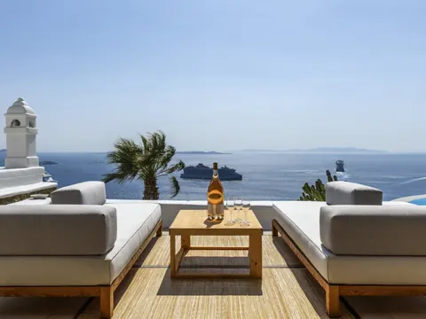 Premium Villa Panoramic View Sea View, 9 bedrooms in Mykonos available rental For Super Rich