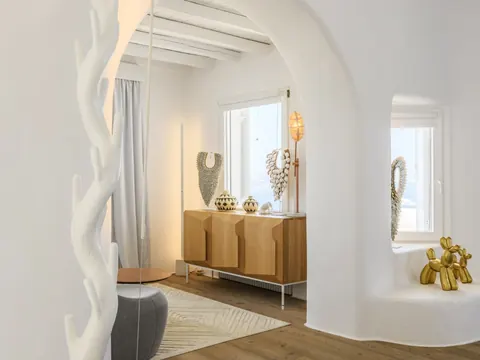 Premium Villa Panoramic View Sea View, 9 bedrooms in Mykonos image rental For Super Rich
