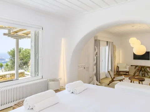 Premium Villa Panoramic View Sea View, 9 bedrooms in Mykonos ultra luxury rental For Super Rich